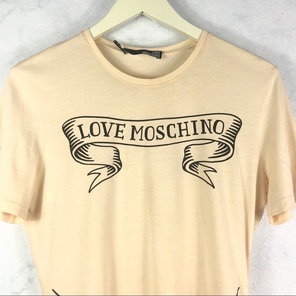 [Moschino] Tattoos Edgy Graphic Shirt - Picture 5 of 7